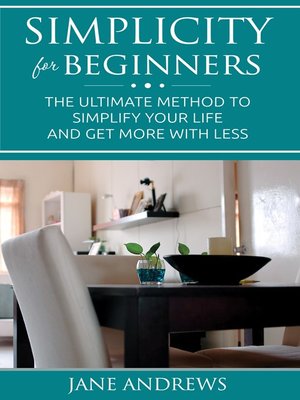 cover image of Simplicity for beginners